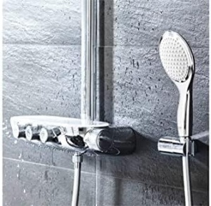 Dus cu mana GROHE Rainshower, suport universal, suprafata lucioasa - Img 6