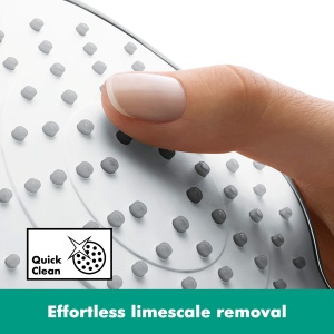 Dus cu mana hansgrohe Raindance Select E, 120mm, 3 tipuri de jeturi, Mattschwarz - Img 4