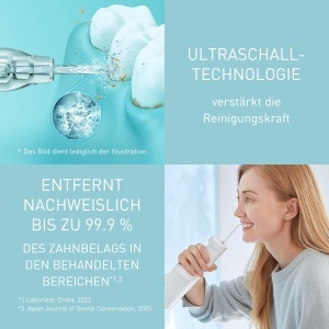 Dus cu ultrasunete Panasonic EW-DJ67, capacitate 200 ml, 5 trepte de presiune, alb - Img 6
