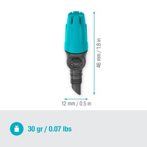 Duza de irigare Gardena Micro-Drip-System 13306-20, pentru suprafete mici, raza ajustabila 10-40 cm - Img 4