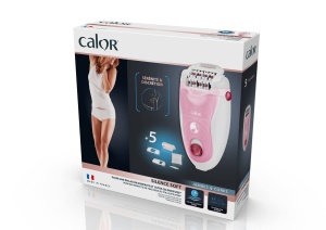 Epilator Calor Silence Soft 24 pensete, 4.8 W, roz si alb - Img 8