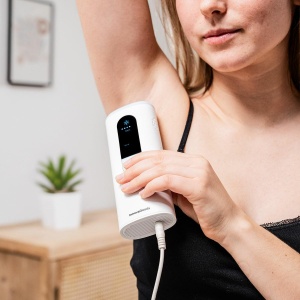 Epilator cu lumina pulsata Kulepil InnovaGoods, 999999 impulsuri, functie de racire, alb-albastru - Img 4