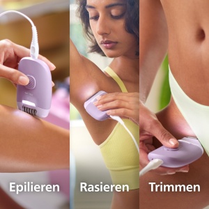 Epilator Philips Series 4000 BRE25700 cu LED si accesorii pentru corp si zona bikini - Img 5