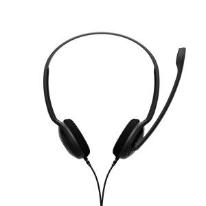 EPOS PC 5 Chat Stereo Headset PC, Casti cu fir, Volum in linie, Reducere zgomot si microfon, Calitate inalta, pentru laptop, PC, Mac - Apelare online - Img 2