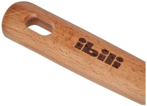 Espatula perforata Ibili din lemn de fag, 30 cm, culoare maro - Img 3