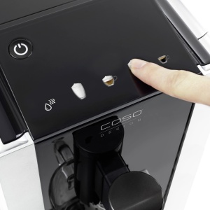 Espressor automat CASO Cafe Crema Touch NegruInox Display LED Rezervor lapte inclus - Img 5
