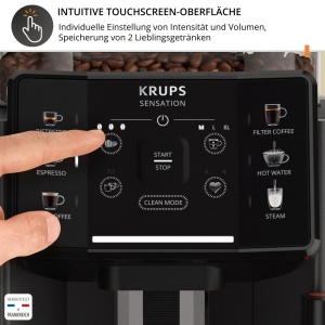 Espressor automat Krups Sensation, functie filtru cafea, 2 bauturi simultan, compact - Img 3