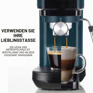 Espressor cafea Ariete 1399, 1300 W, capacitate 1.1 l, culoare albastra - Img 4