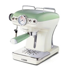 Espressor cafea Ariete Vintage 1389, 850W, 15 bar, rezervor 0.9L, Verde