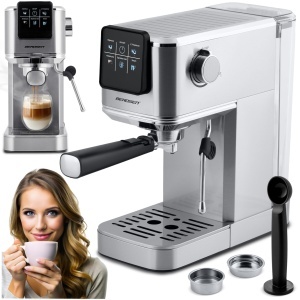 Espressor cafea Berdsen - 1,2 L, 1350 W, argintiu