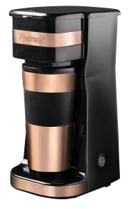 Espressor cafea Bestron ACM112CO, 750W, 420ml, inox cupru