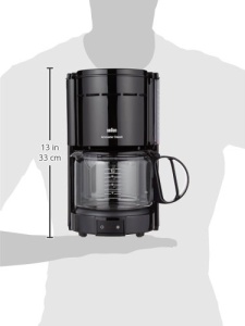 Espressor cafea Braun KF 47 BK, 10 cesti, sistem anti-picurare, negru - Img 6