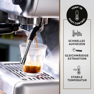 Espressor cafea Breville Barista Max cu moara integrata, 2.8L, inox - Img 3