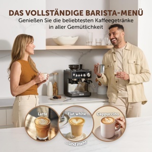 Espressor cafea Breville Barista Sense, 15 bar, negru, cu rasnita integrata - Img 7