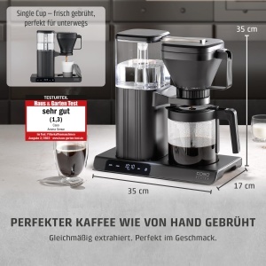 Espressor cafea Caso Aroma Sense, 1.25L, Filtru permanent din otel inoxidabil - Img 3