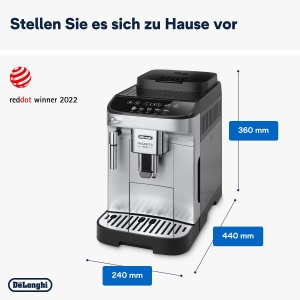 Espressor cafea DeLonghi Magnifica Evo, 250g boabe, argintiu, cu spumator de lapte - Img 7