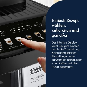 Espressor cafea DeLonghi Magnifica Evo ECAM292.81.B, 7 bauturi, sistem LatteCrema, negru - Img 5
