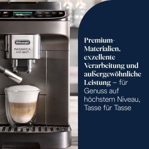 Espressor cafea DeLonghi Magnifica Evo Next, 13 bauturi, Touch Display, Titan - Img 2