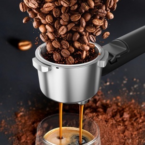 Espressor cafea Grundig KSM 8530, 1688 W, 20 bar, NegruBraun - Img 5