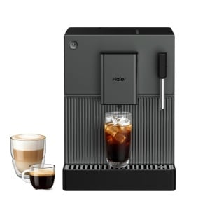 Espressor cafea Haier cu 6 specialitati, design compact, 5 grade de macinare