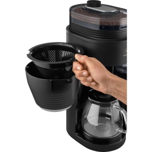Espressor cafea Melitta AromaFresh Pro X, 10 cesti, 1080W, negrusilver - Img 4