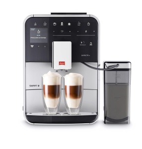 Espressor cafea Melitta Barista TS Smart, 21 specialitati, sistem de lapte, argintiu