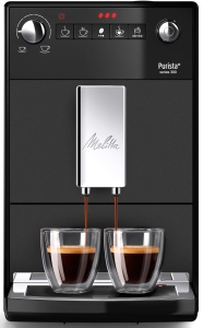 Espressor cafea Melitta Purista, compact, 1.2L, mat negru, rasnita silentioasa