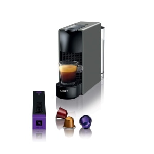 Espressor cafea Nespresso Essenza Mini, compact, 2 dimensiuni cana, gri
