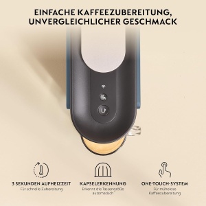 Espressor cafea Nespresso Krups VERTUO Up, 1,4L, Ocean Blue, 5 dimensiuni cana - Img 4
