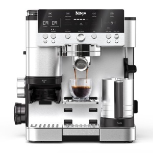 Espressor cafea Ninja Luxe Premier 3-in-1, 25 setari de macinare, argintiu
