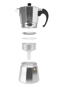 Espressor cafea Orbegozo KF 900, capacitate 9 cesti, aluminiu, ergonomic - Img 6
