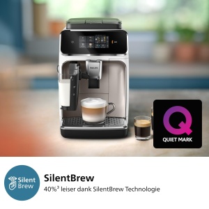 Espressor cafea Philips 2300 Serie EP233340, 4 bauturi, Touchscreen, Alb - Img 6