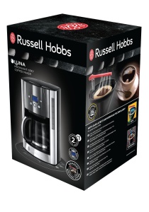 Espressor cafea Russell Hobbs Luna, 1,5 l, 1000 W, gri - Img 2