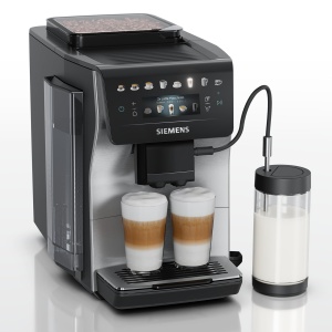 Espressor cafea Siemens EQ600 iAroma, 25 specialitati, inox, 3,7 display