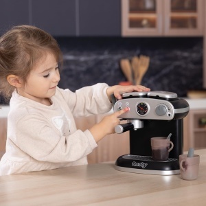 Espressor cafea Smoby cu functie de apa, lumini si sunete, set accesorii inclus - Img 5