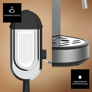 Espressor cafea Taurus Euforia Compact 1350W, 20 bar, 1L - Img 3