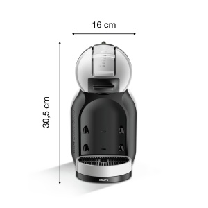 Espressor capsule Krups NESCAFE Dolce Gusto Mini Me KP123B Arctic GreyNegru 15 bari 08L - Img 8
