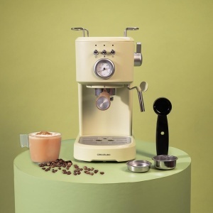 Espressor Cecotec Compact Power Espresso 20 Retro Green 1100W 20 Bar - Img 4