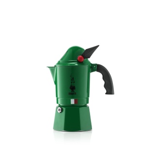 Espressor manual Bialetti Alpina 3 cesti 130 ml aluminiu verde
