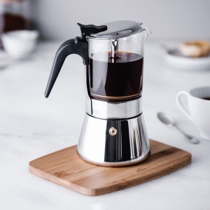 Espressor manual Lacor Siena inox 1810 10 cesti compatibil inductie - Img 3