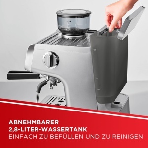 Espressor Polti Coffea G50S 30 setari de rasnire duza profesionala pentru spumare lapte argintiu - Img 6
