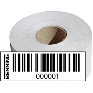 Etichete cu cod de bare Benning 1-1000, PVC, autoadezive, 1000 bucati