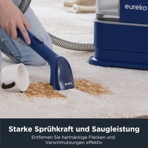 Eureka NEY100 Aspirator de spalat Curatator de covoare Curatator de tapiterie pentru canapele covoare tapiterie masini Aspirator uscat umed cu aspirat - Img 2