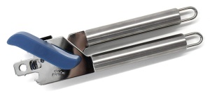 Fackelmann 670530 Deschizator de conserve din otel inoxidabil 20 cm ArgintiuAlbastru