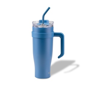 Fackelmann Isoliertrinkbecher XXL 1200 ml Albastru Inox Dublu Izolat