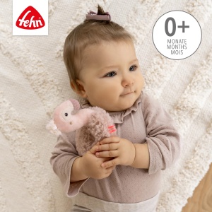 Fehn Ring-Greifling Flamingo 042245 Jucarie cu Rassel pentru Bebelusi 0 luni - Img 3