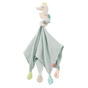 Fehn Schmusetuch Seepferd 054064 Jucarie pentru Nou-Nascuti 42 cm Material Moale