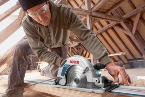 Ferastrau circular profesional Bosch GKS 85 G (incl. 1x panza de ferastrau circular, lemn Optiline, 235 x 30/25 x 2,8 mm, 24, cheie hexagonala SW 5, adaptor de extractie) - Img 7
