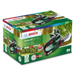 Ferastrau cu lant cu acumulator Bosch UniversalChain 18 (baterie 2,5 Ah, incarcator, sistem SDS, lungime lama: 200 mm, sistem 18 volti, in cutie de carton) - Img 7