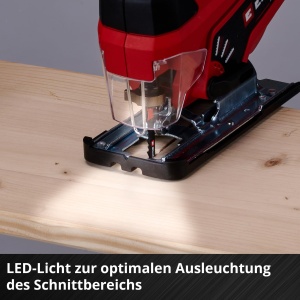 Ferastrau pendular cu acumulator Einhell TC-JS 18 Li Power X-Change Li-Ion 18V inaltime de ridicare de 20 mm taieturi inclinate max 45deg functie de c - Img 9